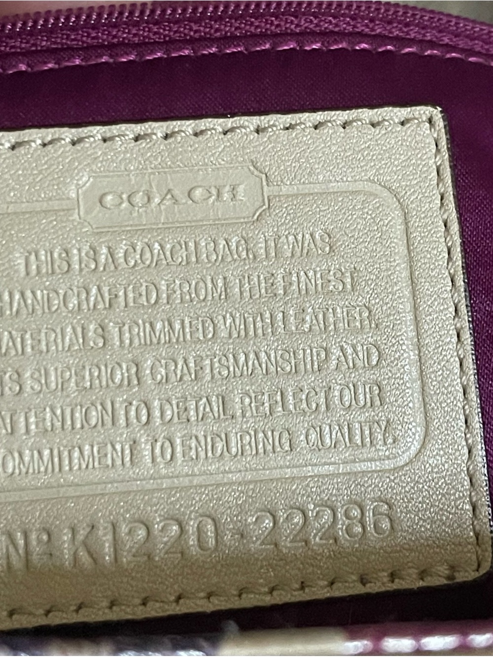 Coach Madison metallic op art shoulder bag - Picture 5 of 12